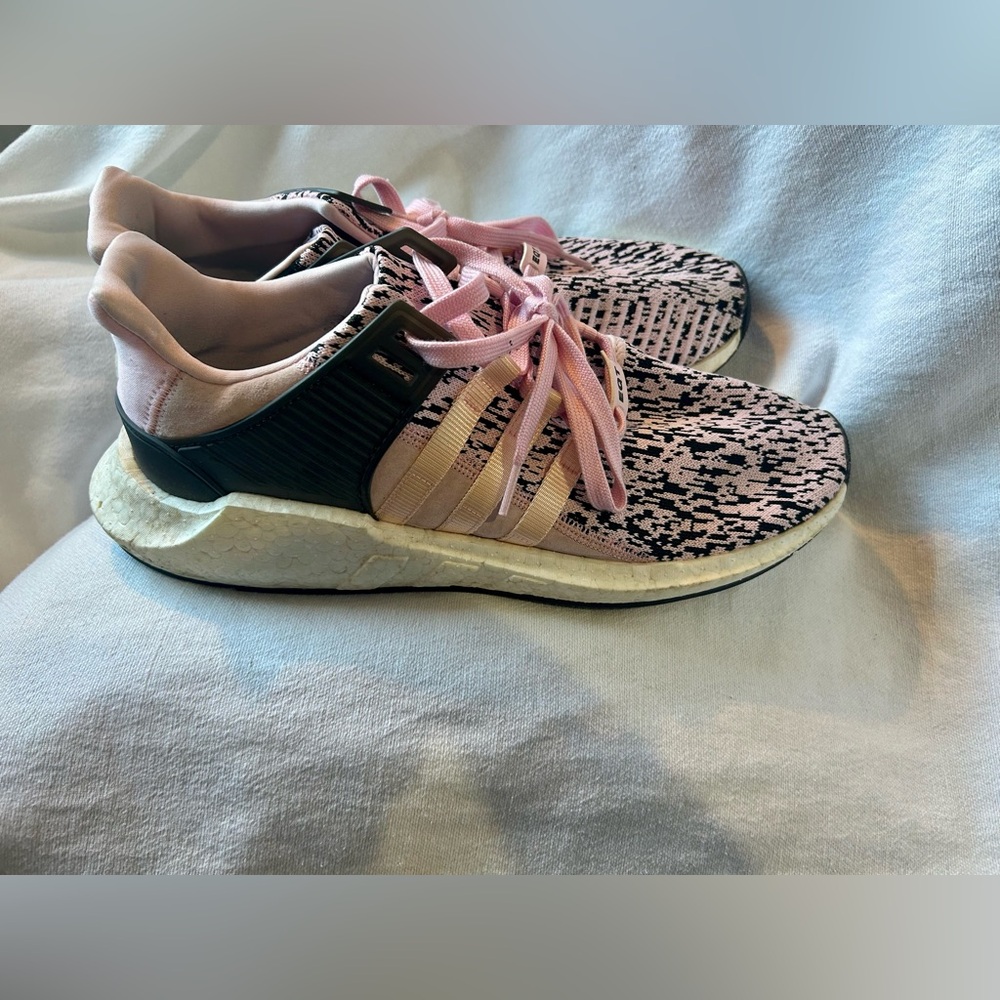 Adidas EQT Support Pink Glitch Black & Pink Sneakers Men’s 13 - Picture 4 of 6